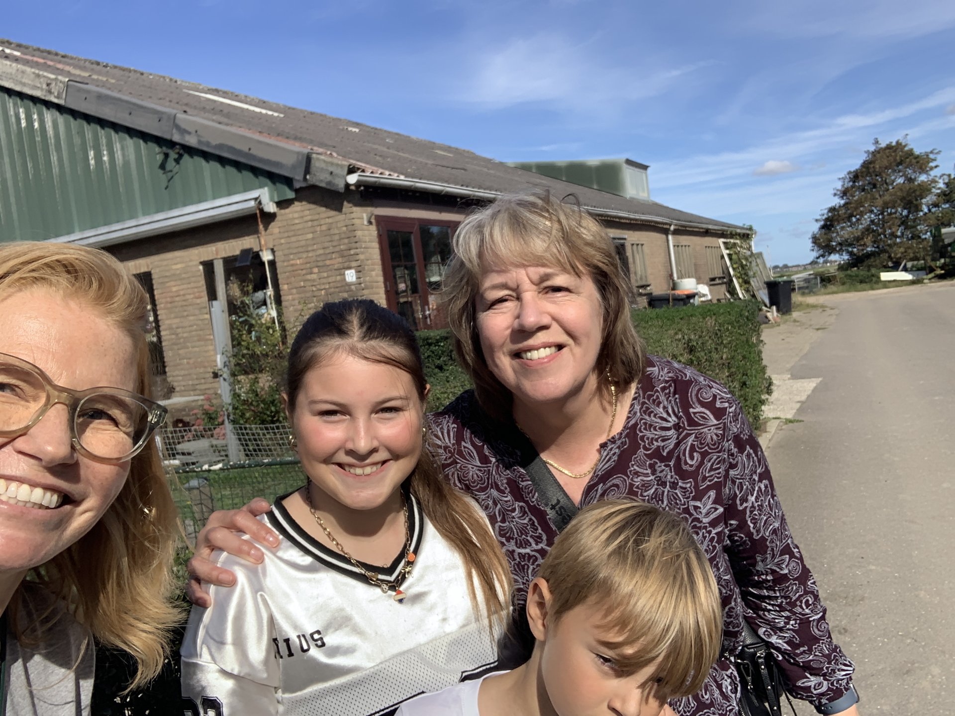 Team De coole groep bij Bij ome Sjaak