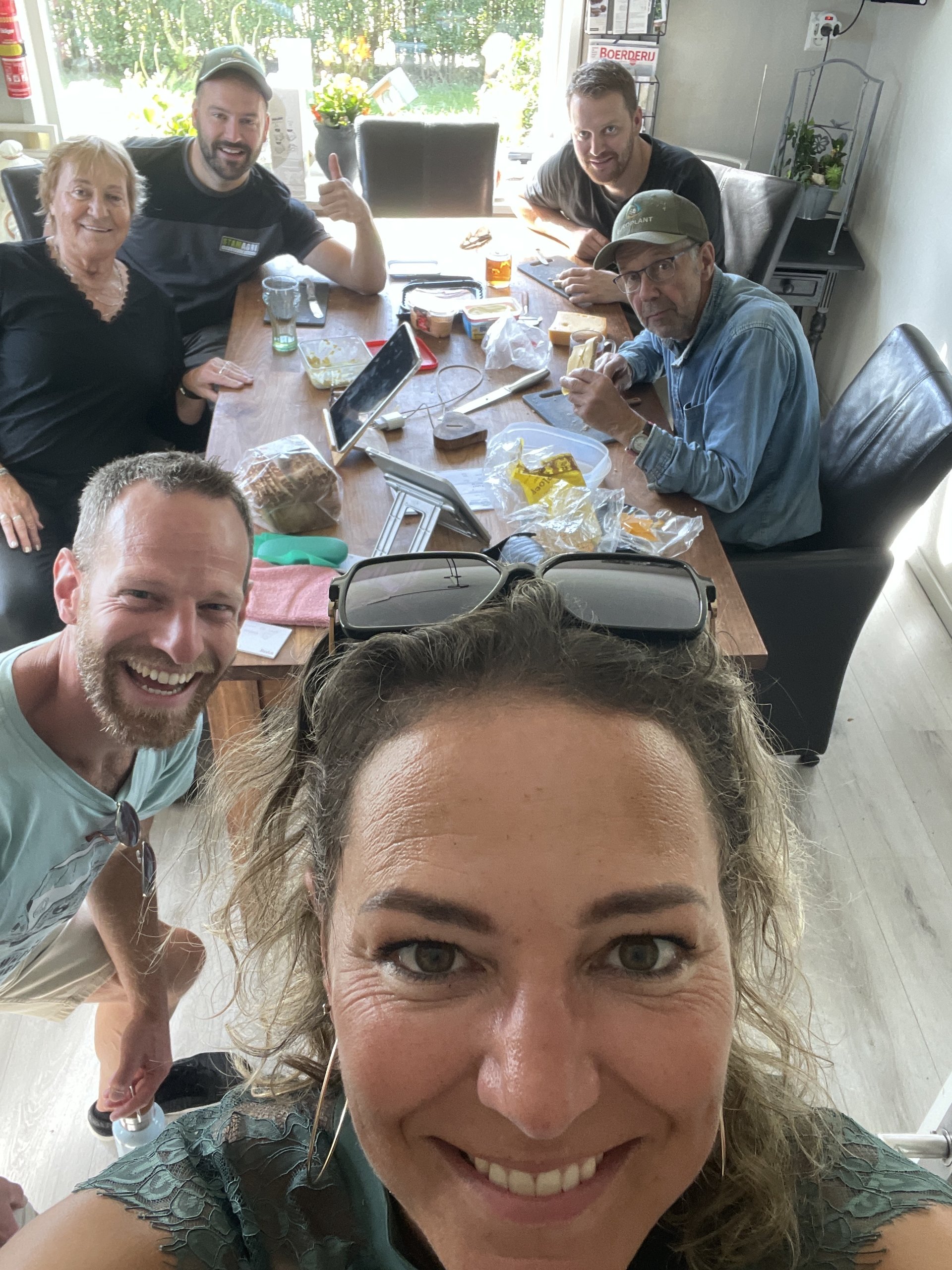 Team De kampers bij Bij ome Sjaak