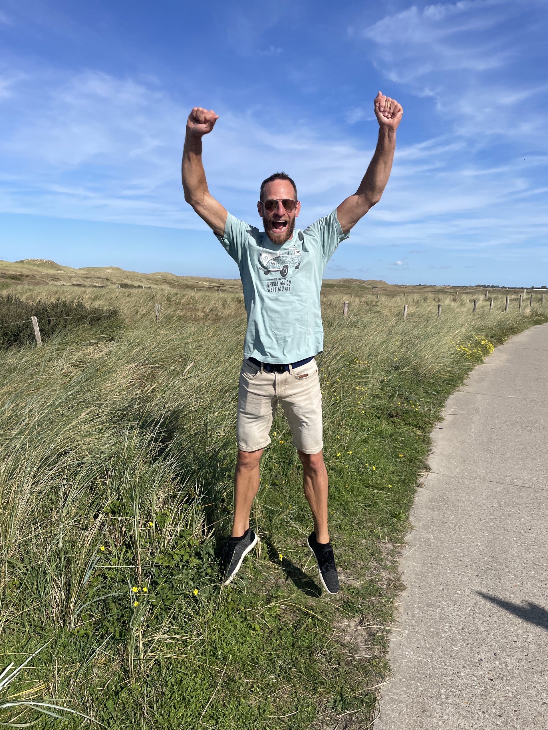 Selfie van team De kampers bij Het Botgat
