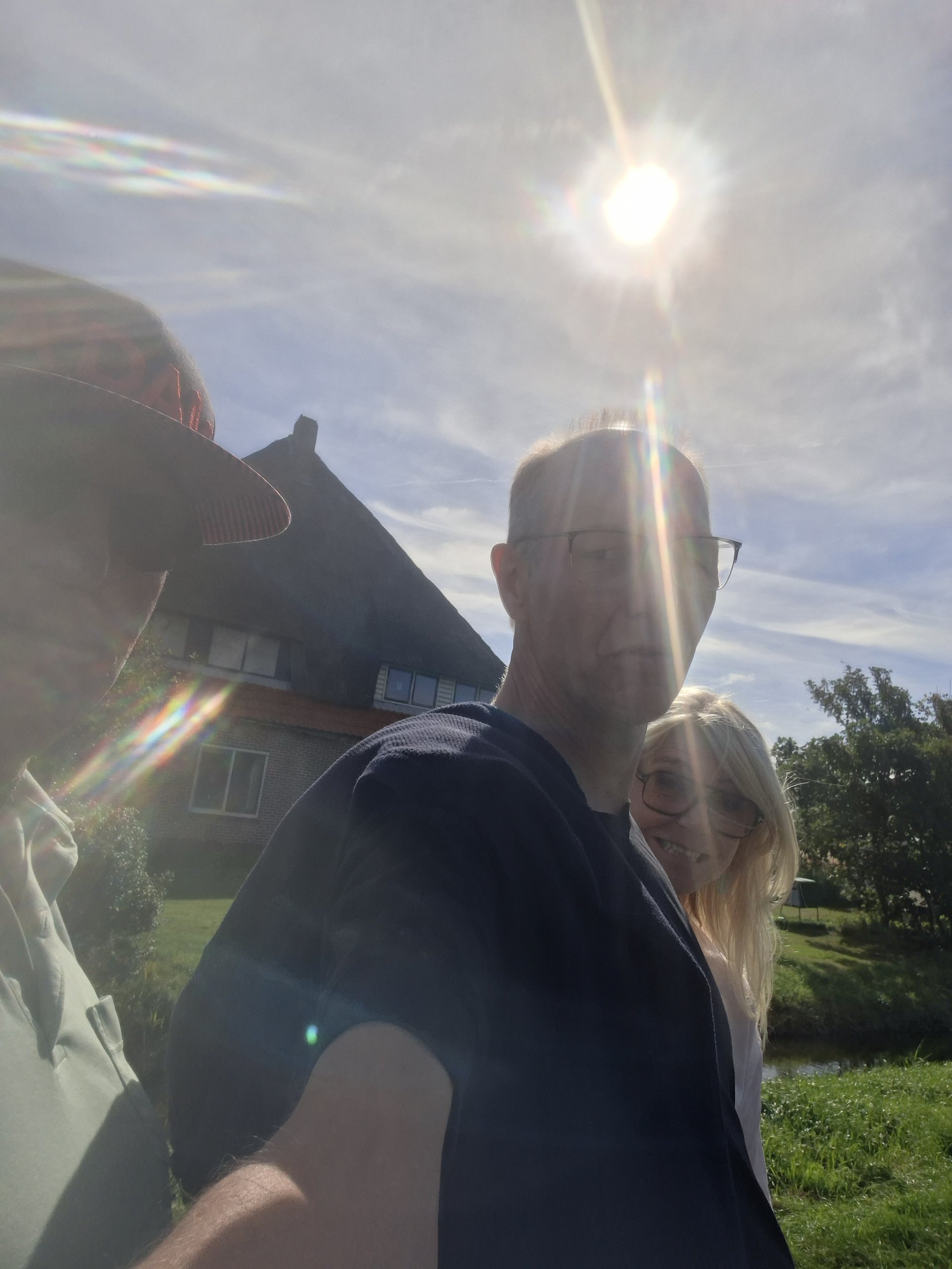 Selfie van team Gelderen bij Hoeve Voorwaarts