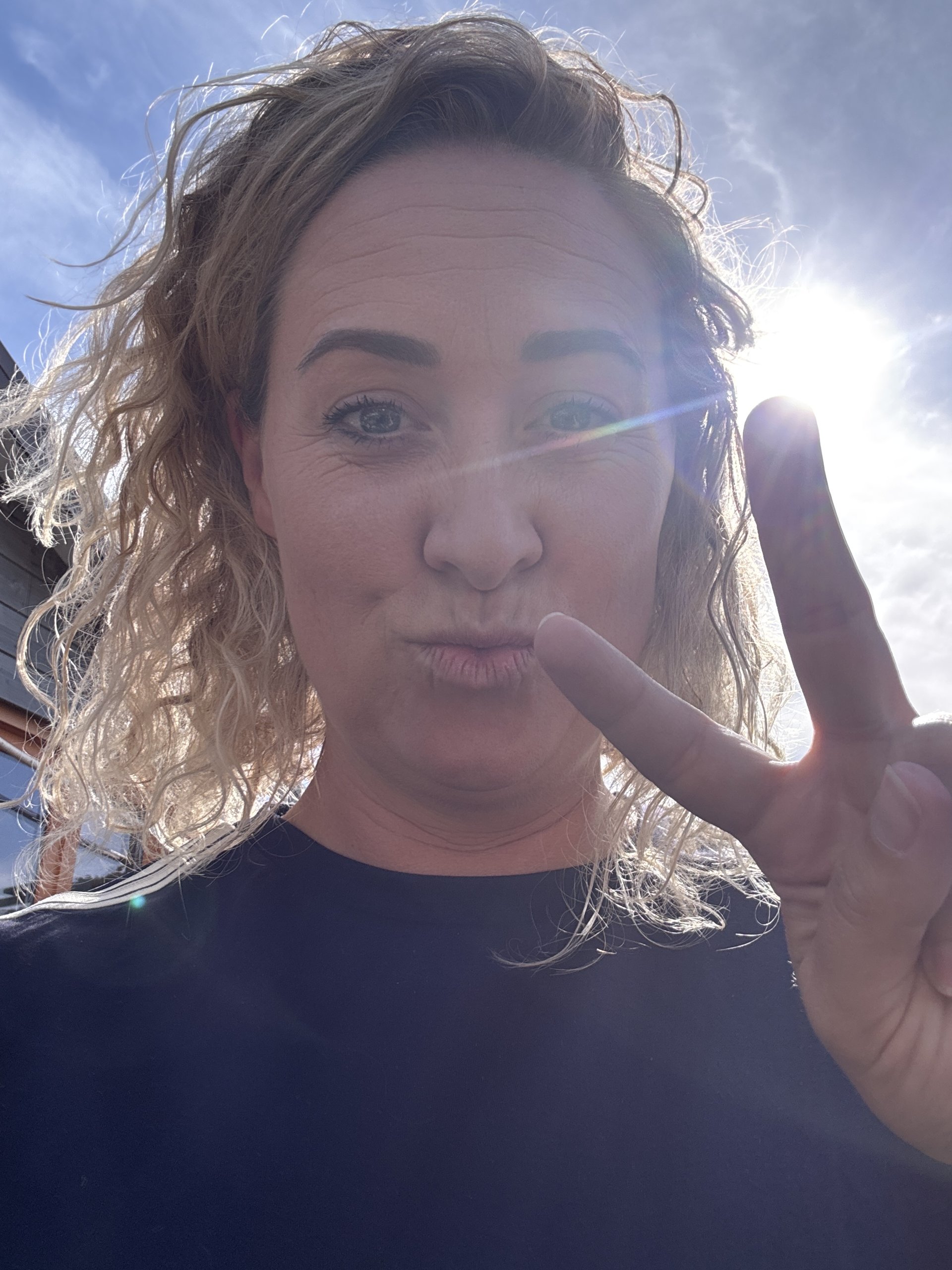 Selfie van team Eline bij Het Botgat